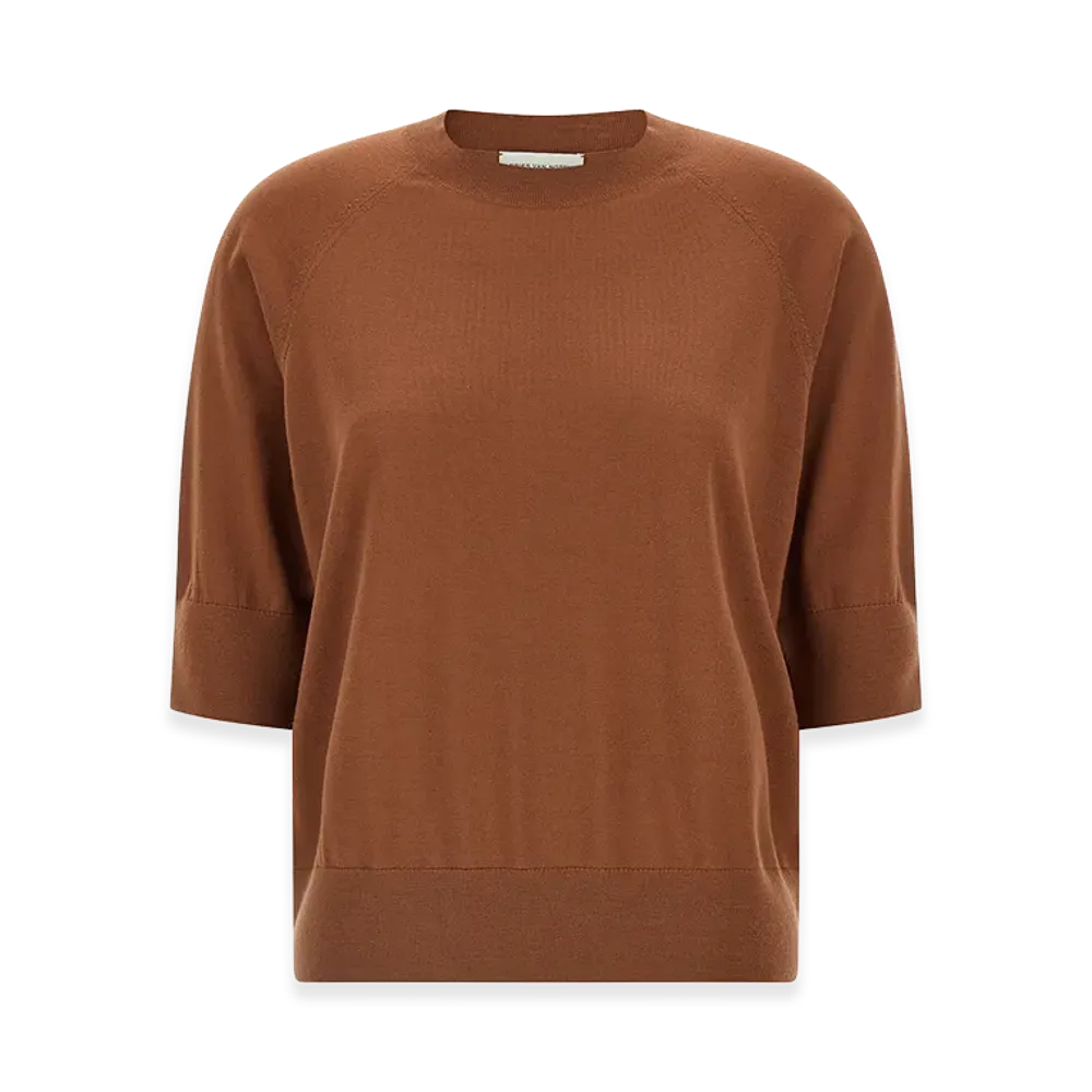 DRIES VAN NOTEN Women's 'Tuan' Sweater "Brown"