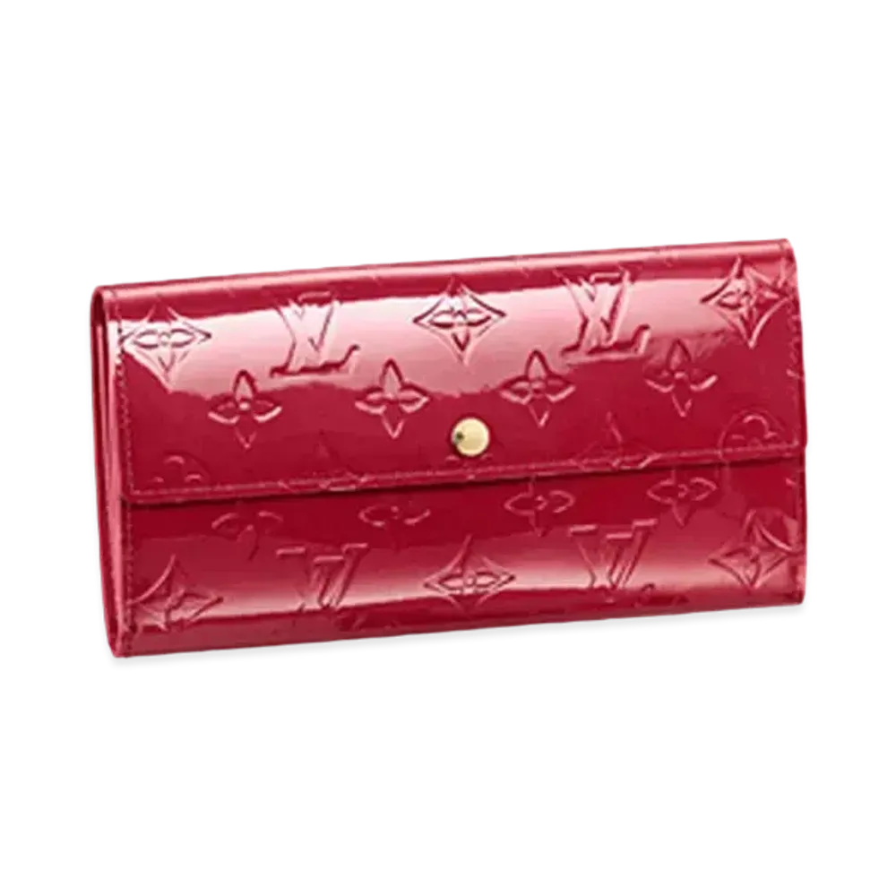 Louis Vuitton Monogram Vernis Portefeuille Sarah "Pomme d'Amour"