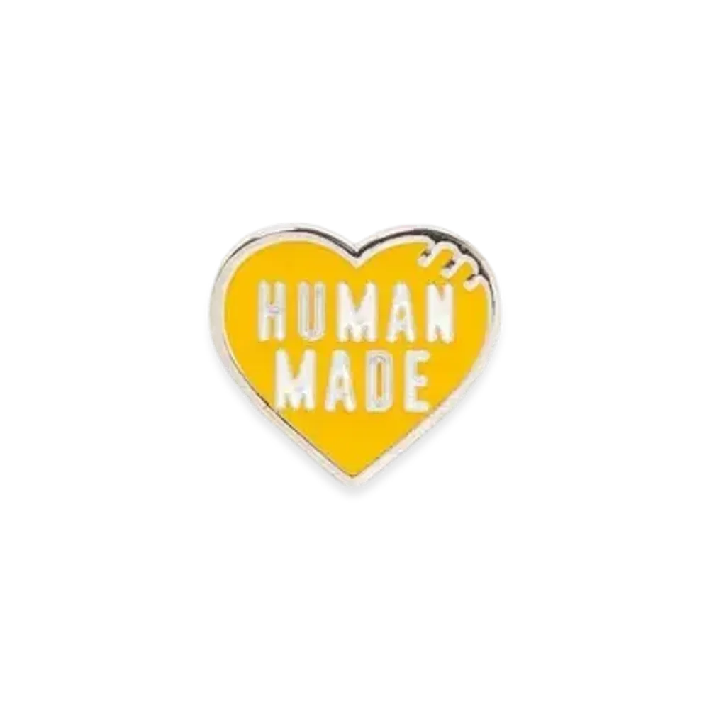 HUMAN MADE Heart Pins "Yellow"
