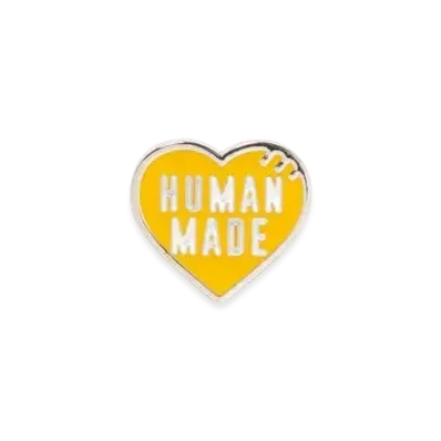 HUMAN MADE Heart Pins "Yellow"