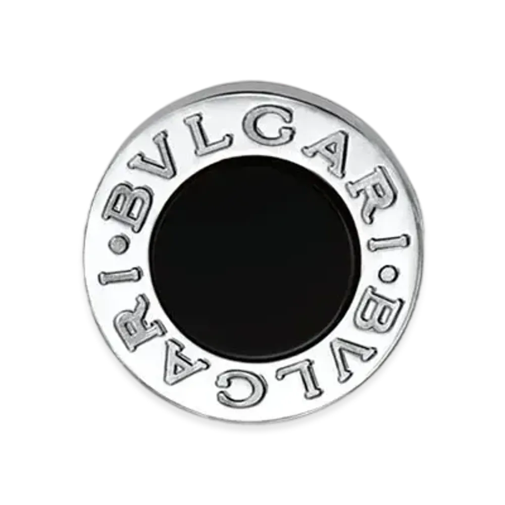 BVLGARI Bvlgari Bvlgari Single Earring Onyx "Black/White Gold"