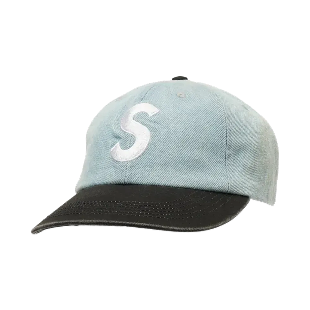 Supreme Pigment Coated 2-Tone S Logo 6-Panel "Denim"