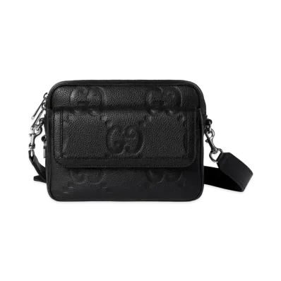 GUCCI Jumbo GG Small Crossbody Bag "Black"
