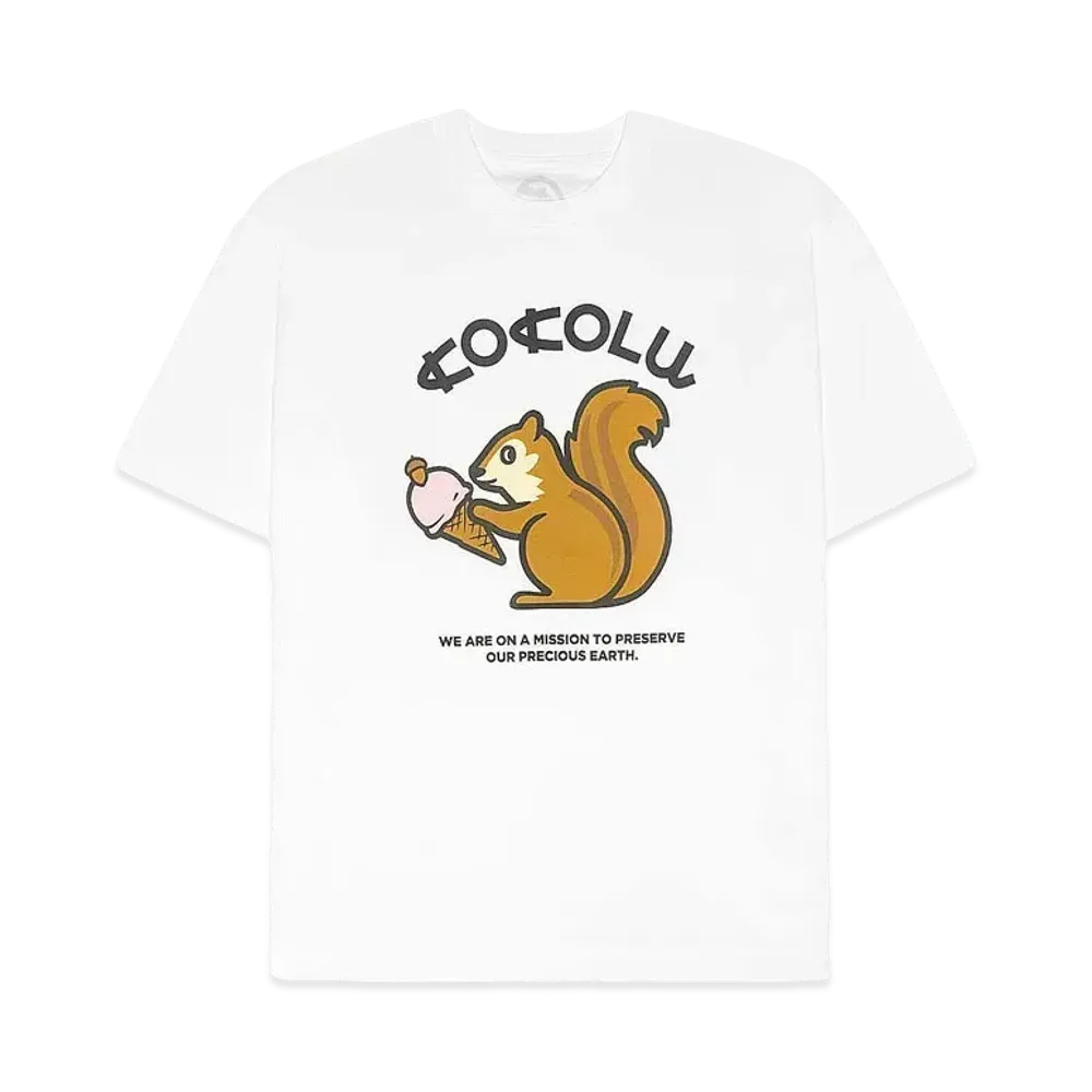 KOKOLU Graphic Tee Fracture "WHITE"