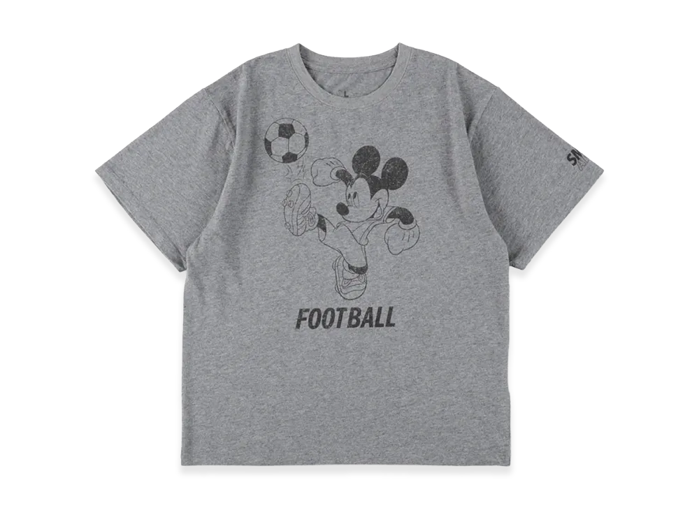 WIND AND SEA x SMOOTHY Football Kids S/S Tee "Gray"