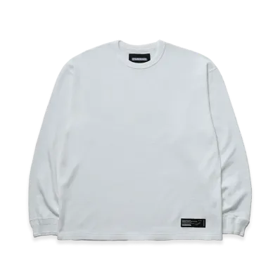NEIGHBORHOOD Honeycomb Fabric Crewneck LS "White"