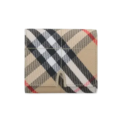 Burberry Women's Wallets "Checked/Beige"