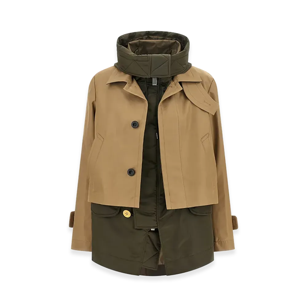 sacai Women's Double Layer Jacket "Multicolor"