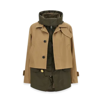 sacai Women's Double Layer Jacket "Multicolor"
