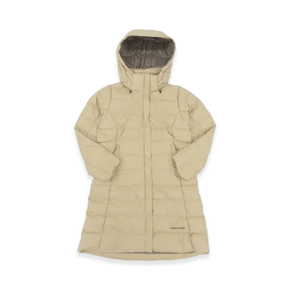 mont-bell Women's Travel Down Long Coat "Beige"