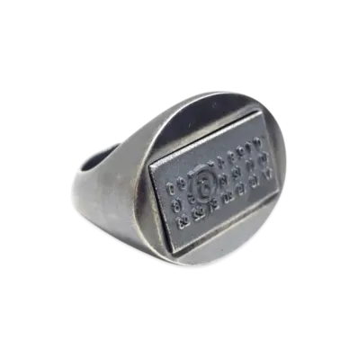 MM6 Maison Margiela Minimal Logo Ring "Silver"