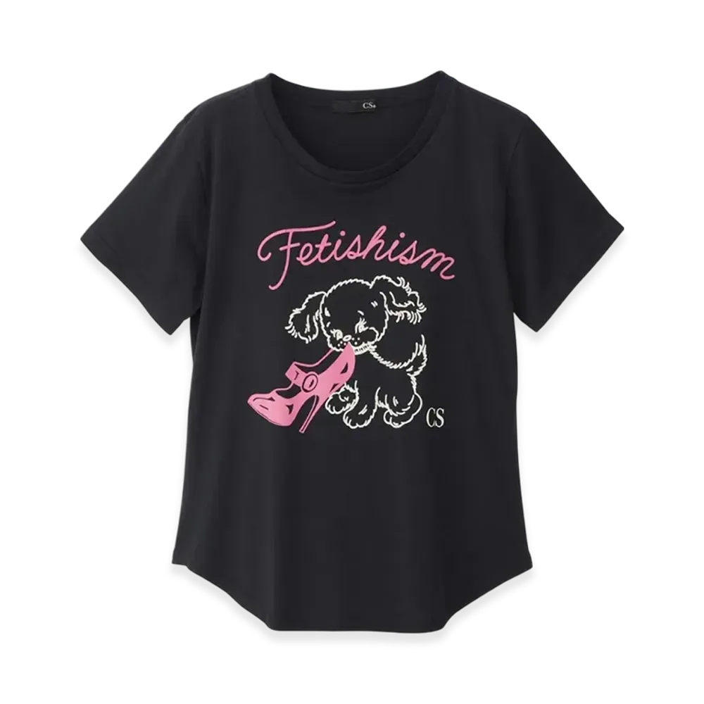 HYSTERIC GLAMOUR Puppy CS T-Shirt "Black"