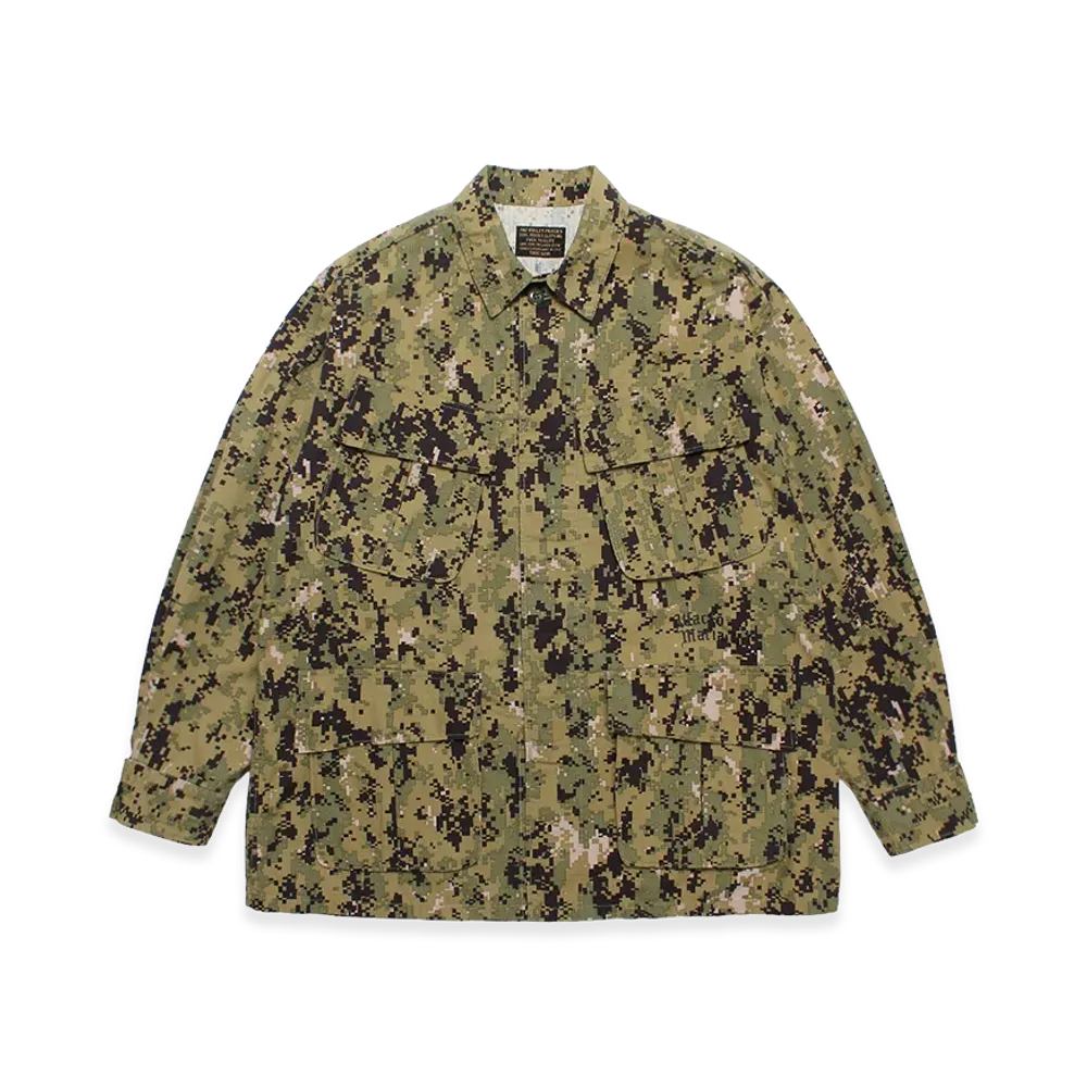 WACKO MARIA Digital Camo Fatigue Jacket "Khaki"