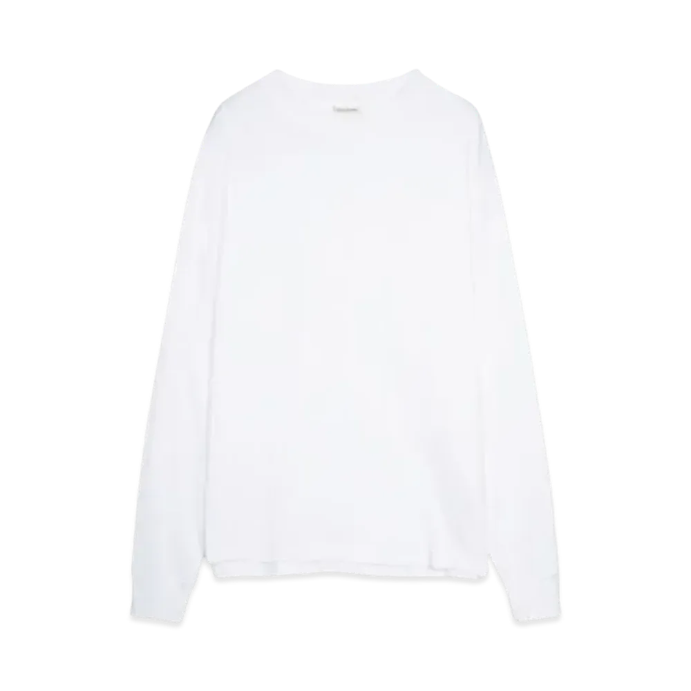Walk In Paris Signature long-sleeves white tee "WHITE"