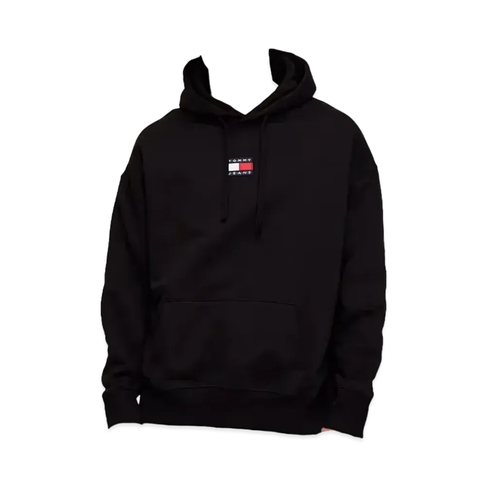 TOMMY HILFIGER TJM Tommy Badge Hoodie "Black"