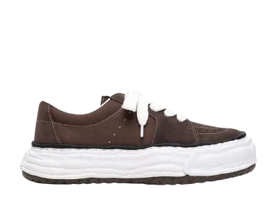 Maison MIHARA YASUHIRO ERIC OG Sole Mix Material Low-top Sneaker "Brown"