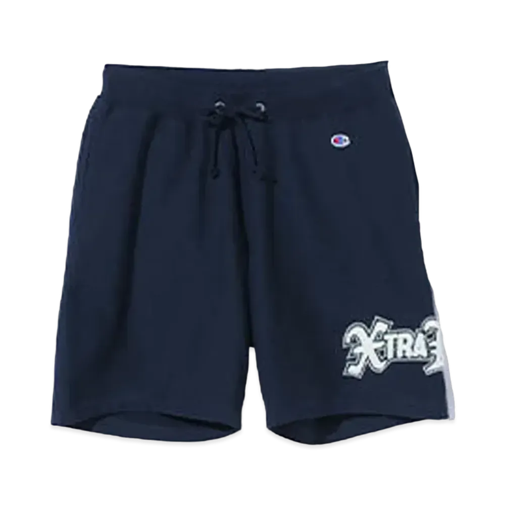 XLARGE x Champion Reversible Weave Sweat Shorts "Navy"