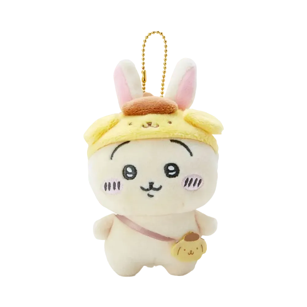 Sanrio -Chiikawa- Chiikawa x Sanrio Characters Mascot Holder (Usagi x Pom Pom Purin)
