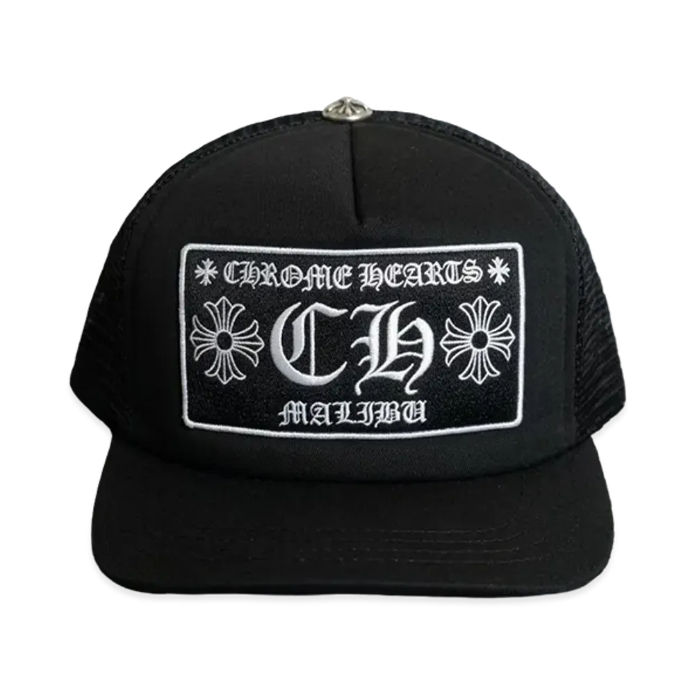 Chrome Hearts CH Trucker Cap Malibu Exclusive "Black"
