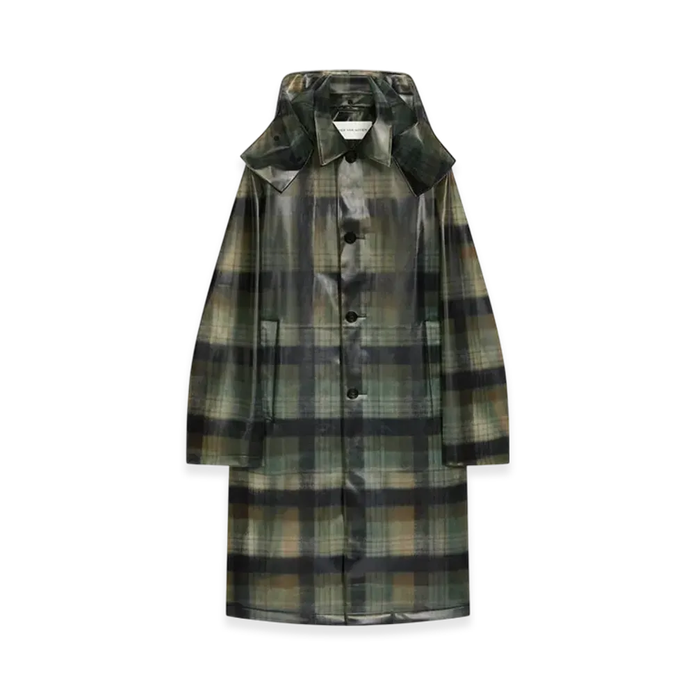 DRIES VAN NOTEN Loose Fit Mac "Khaki"