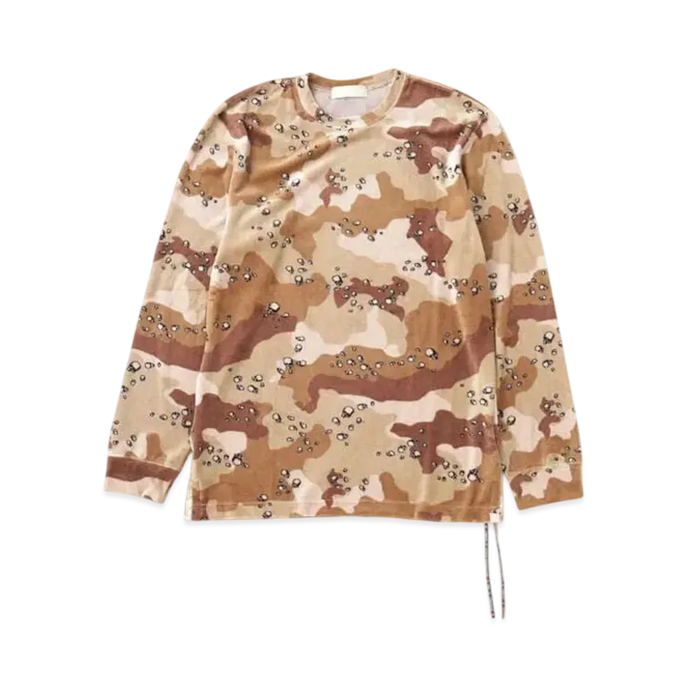 mastermind WORLD Velour LS Tee "Desert"