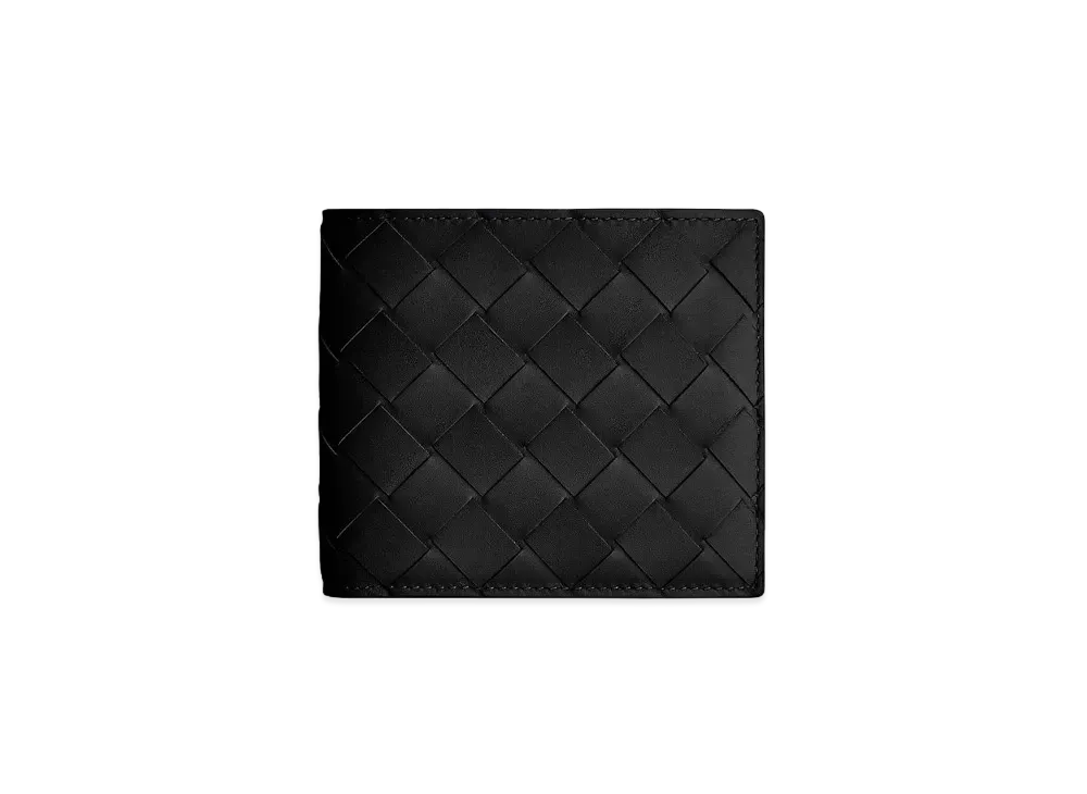 Bottega Veneta Bifold Wallet With Coin Purse "Black"