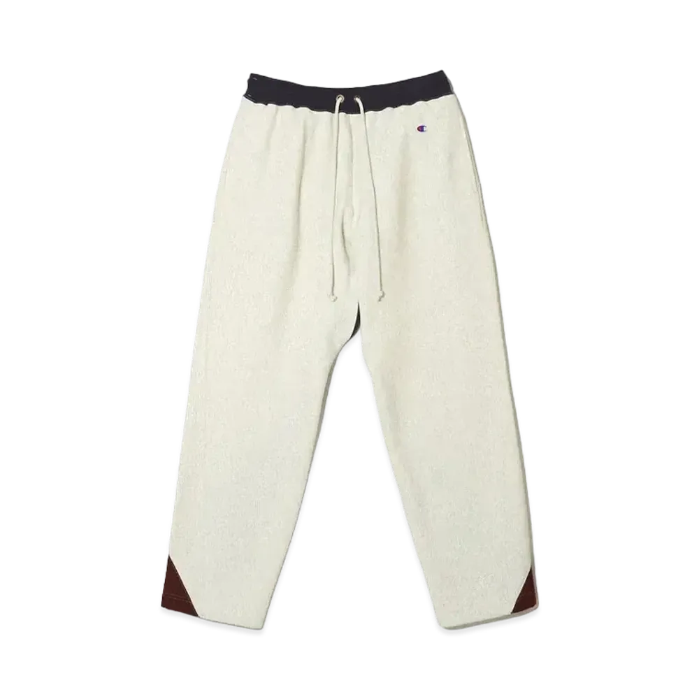 Champion x N.HOOLYWOOD Reverse Weave Sweatpants "OatmealxBrown"