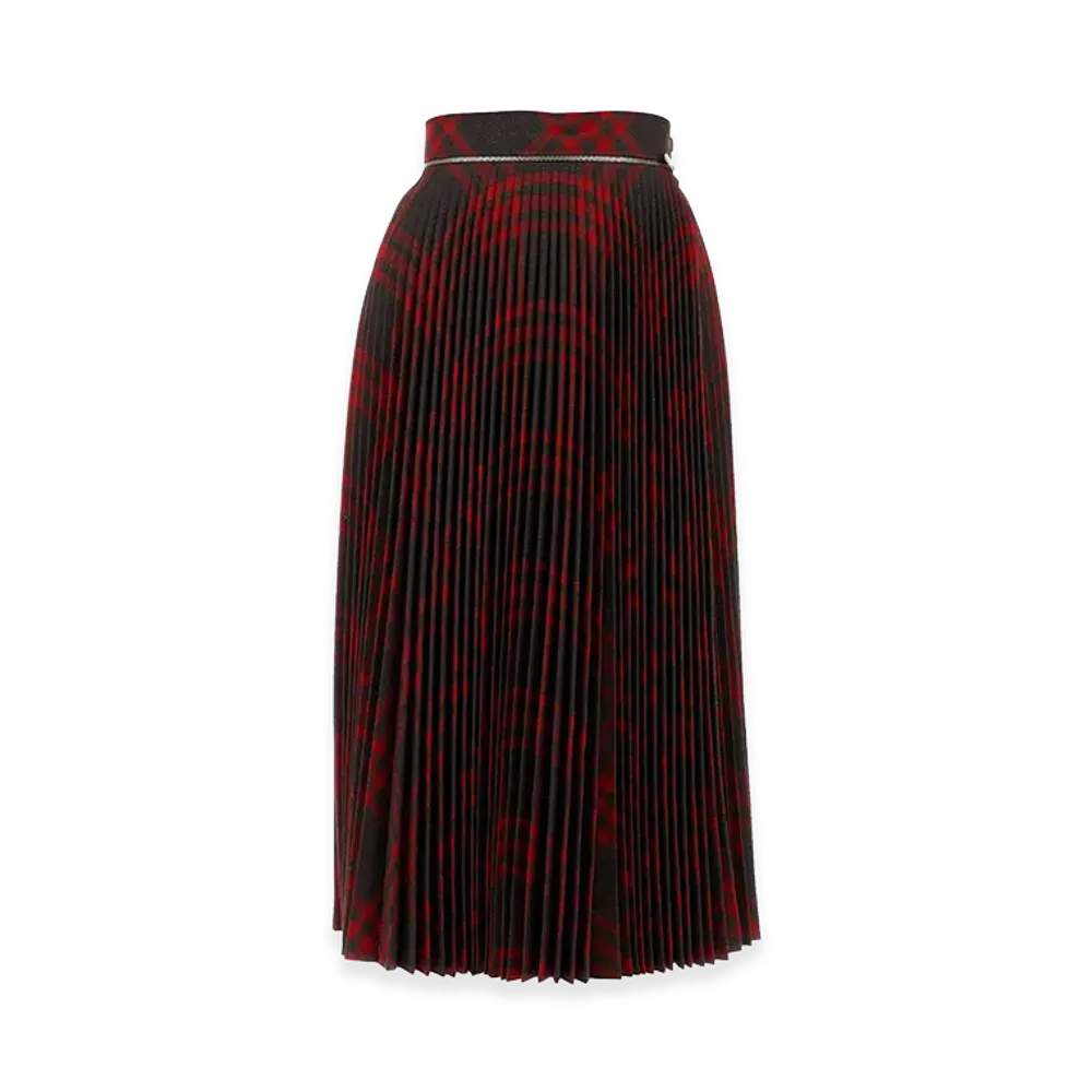 Burberry Women's Embroidered Jersey Skirt "Multicolor"