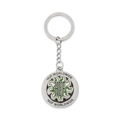 HUF Summer 25 Apollo Spinning Keychain "Silver"