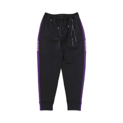 mastermind WORLD Side Line Track Pants "Black Purple"