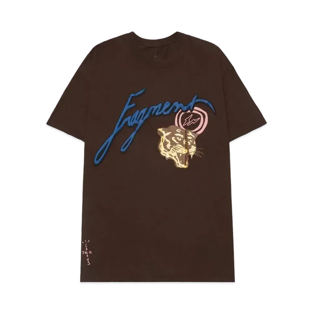 Travis Scott Cactus Jack For Fragment Icons Tee "Brown"