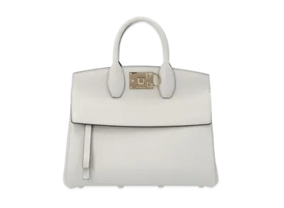 Salvatore Ferragamo Studio Bag (S) "Gull Grey"