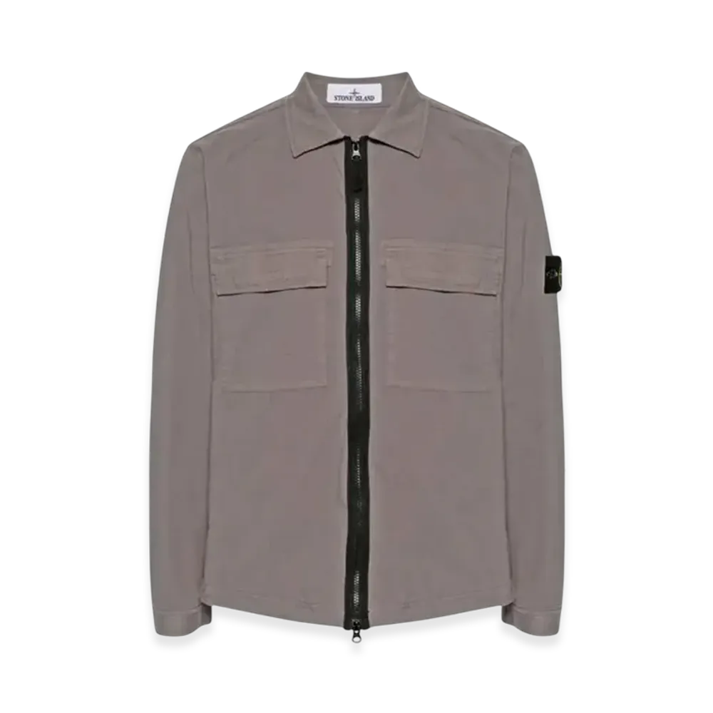 Stone Island 12011 Overshirt- 24SS "Dove Grey"