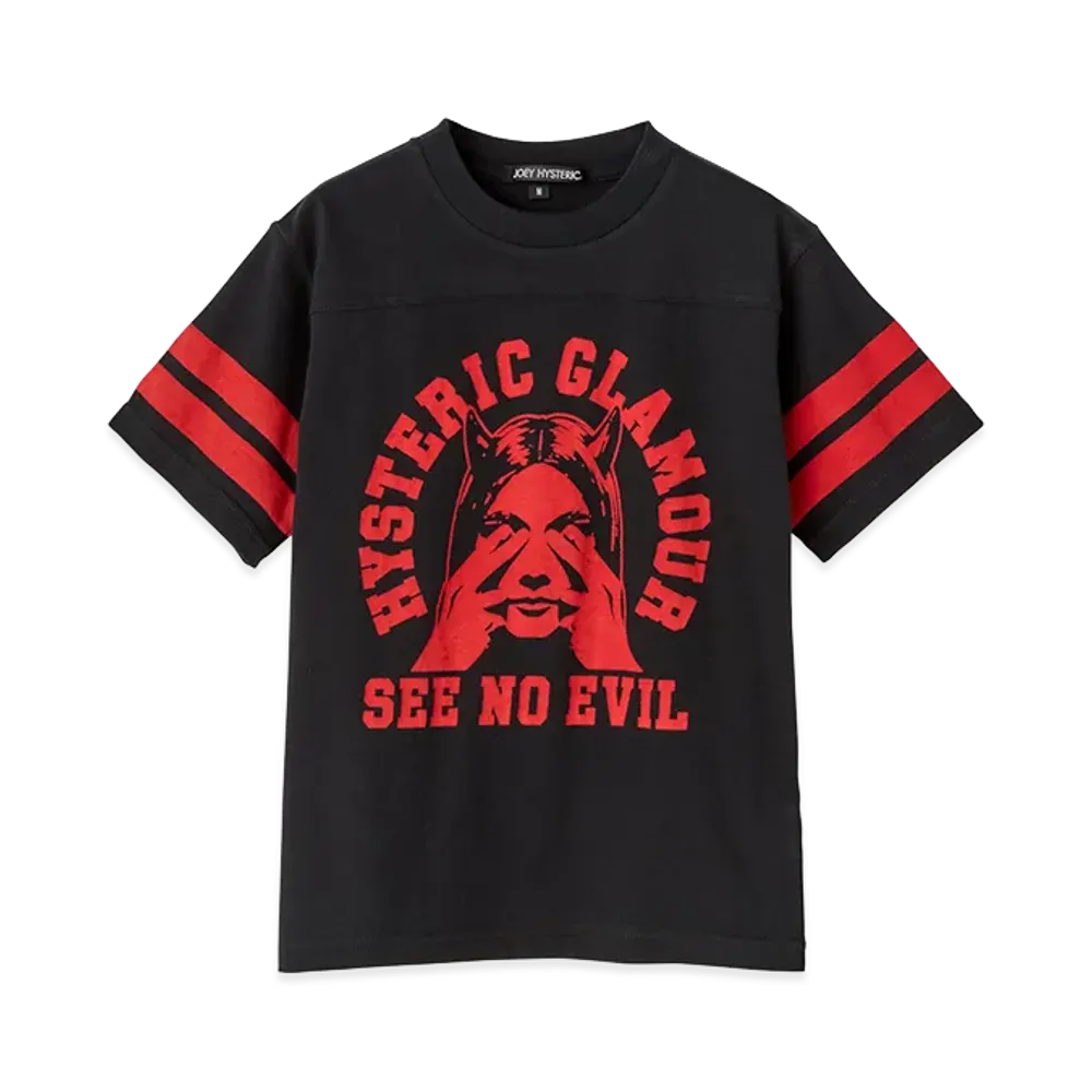 HYSTERIC GLAMOUR Kids See No Evil T-Shirt "Black"