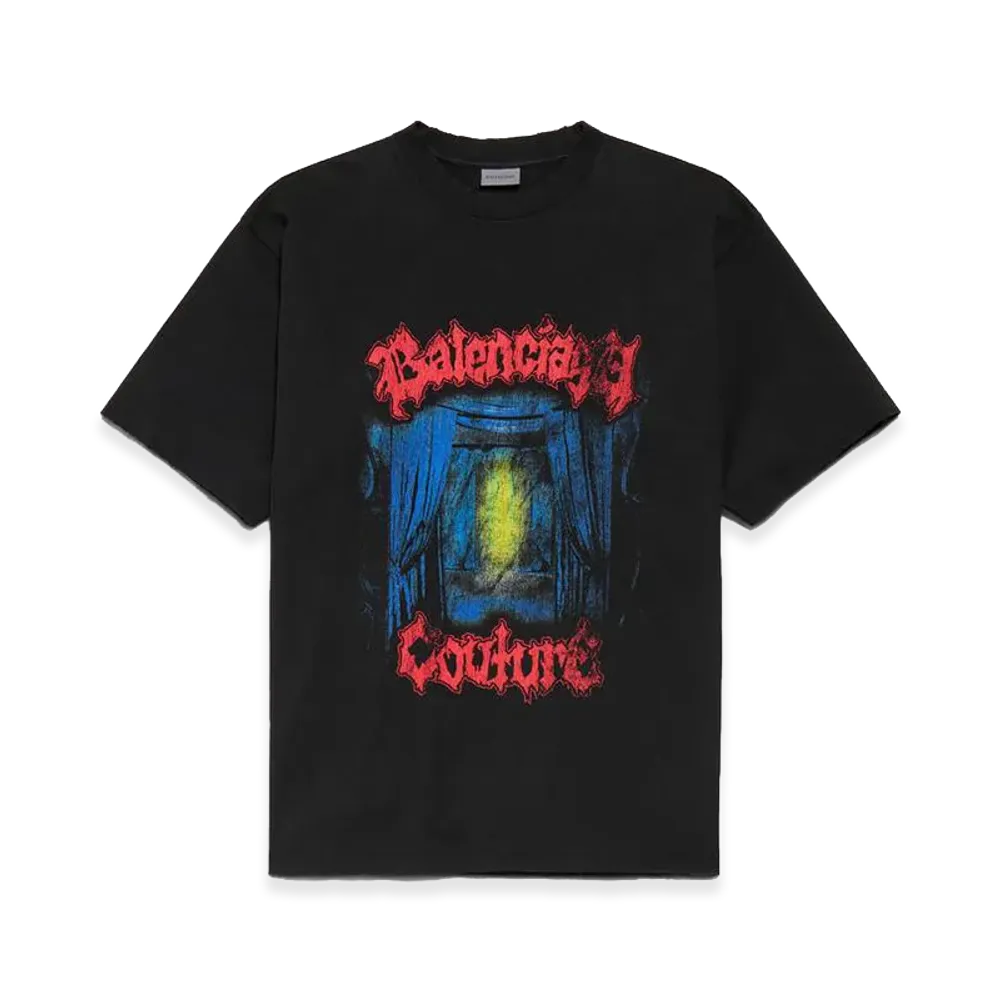 BALENCIAGA Salon De Couture T-Shirt Medium Fit "Black"