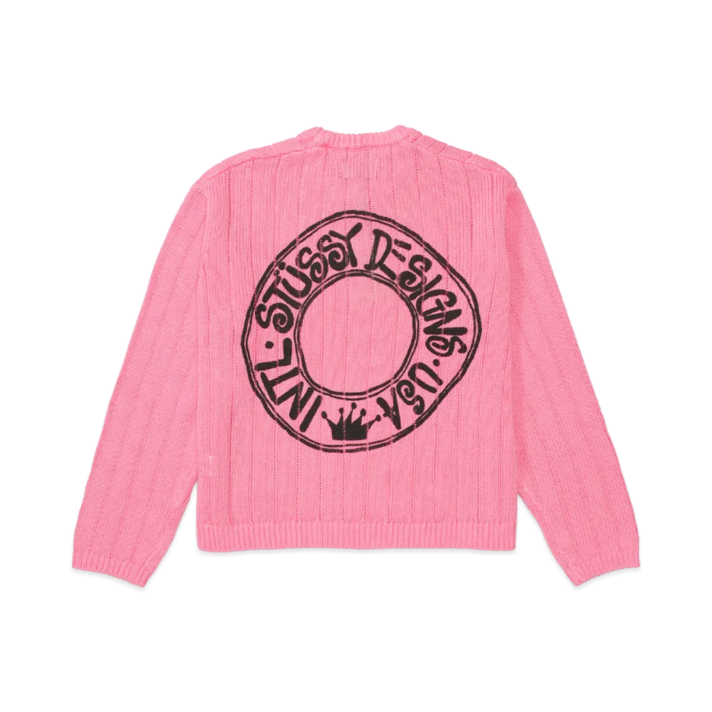 Stussy Buana Logo Sweater "Pink"