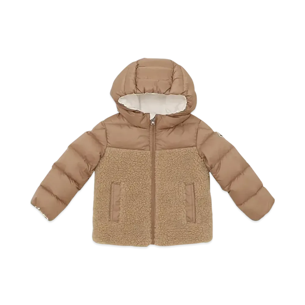 MONCLER Baby Kids Down Jacket "Beige"