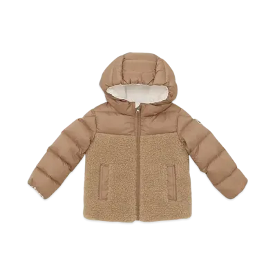 MONCLER Baby Kids Down Jacket "Beige"