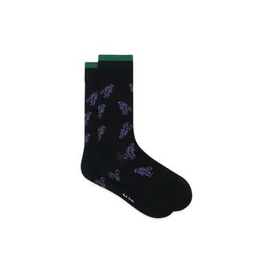 Paul Smith Lobster Casual Socks "Black"
