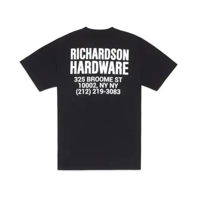 Richardson HARDWARE NEW YORK T-SHIRT "Black"