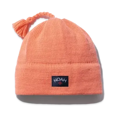 Noah Wool Core Logo Ski Hat "Pink"