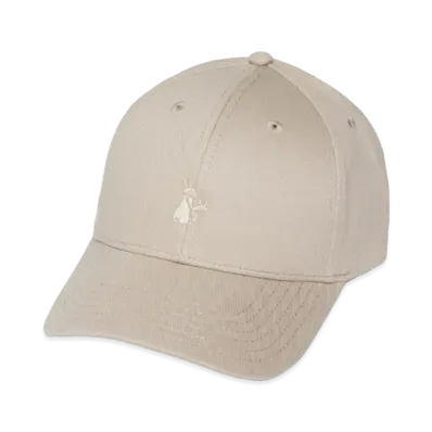 FR2 Rabbits Icon Six Panel Cap "Ivory"