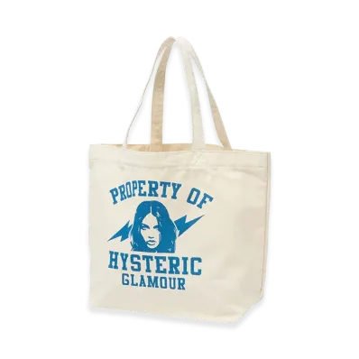HYSTERIC GLAMOUR Tote Bag "Navy Other"