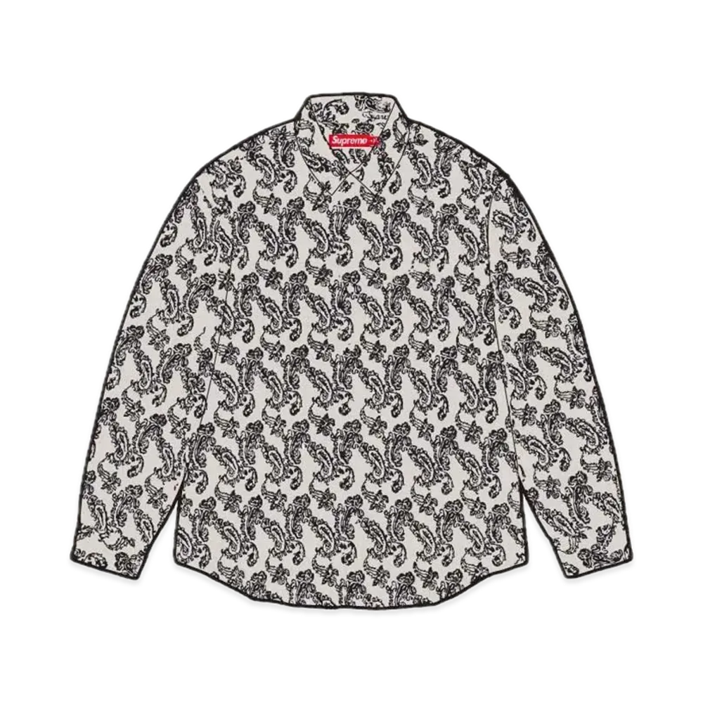 Supreme Paisley Flannel Shirt "White"
