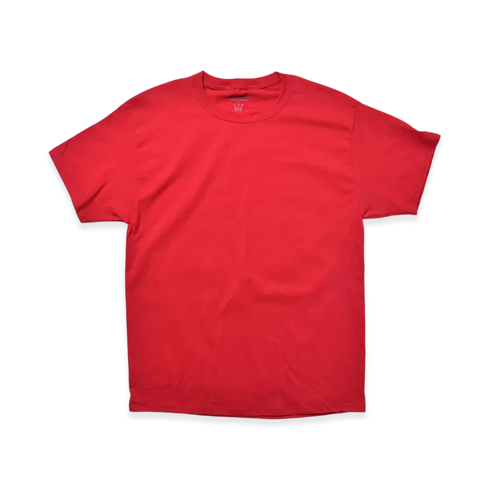 Champion Adult 6Oz Short Sleeve Tee "Red"