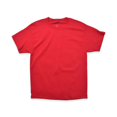 Champion Adult 6Oz Short Sleeve Tee "Red"