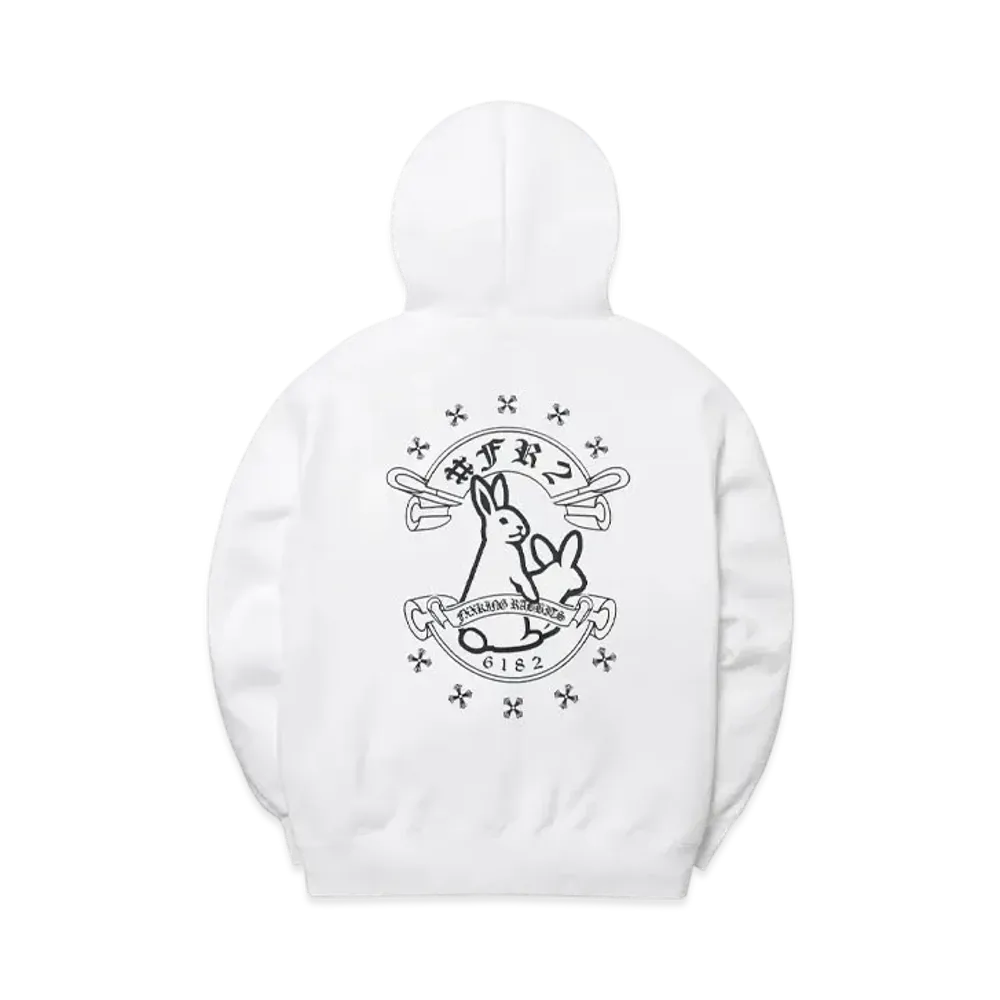 FR2 Cross Rabbits Hoodie "White"