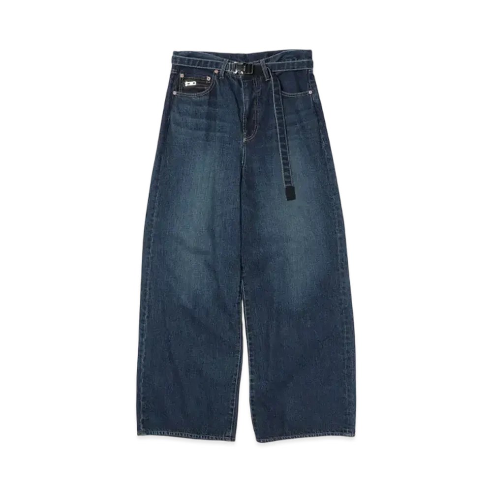 sacai Wide Denim Pants "Blue"