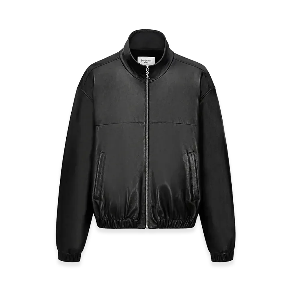 Saint Laurent Cassandre Lambskin Jacket "Black"