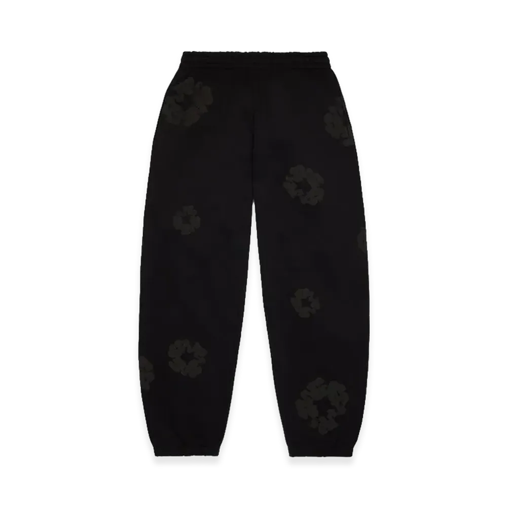 DENIM TEARS Mono Cotton Wreath Sweatpants "Black"